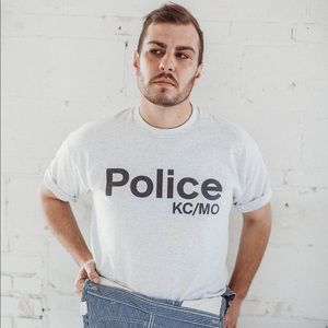 Vintage 90s KCPD Police single stitched t-shirt